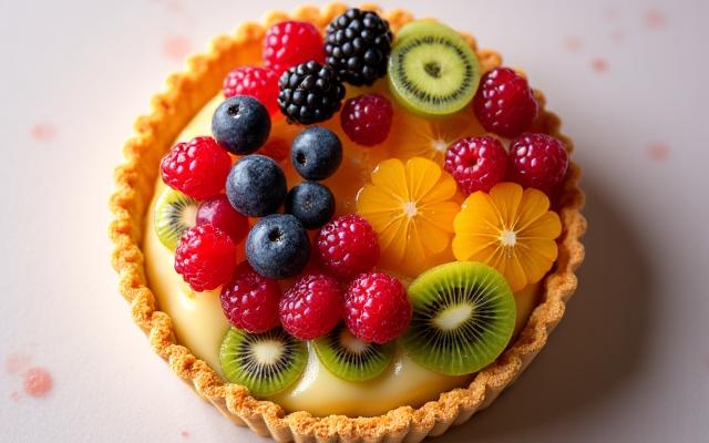 신선한 과일 타르트
